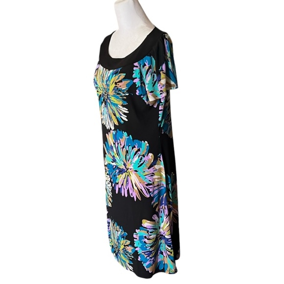 Tiana B. Tropical Print A-line Sheath Dress Size S - Picture 4 of 10